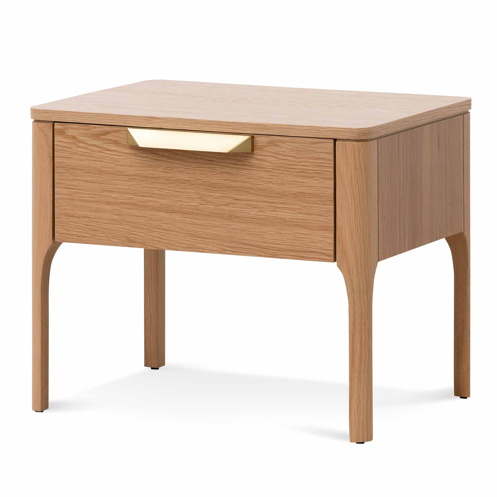 Aspen Wooden Bedside Table - Natural - Bedside Tables