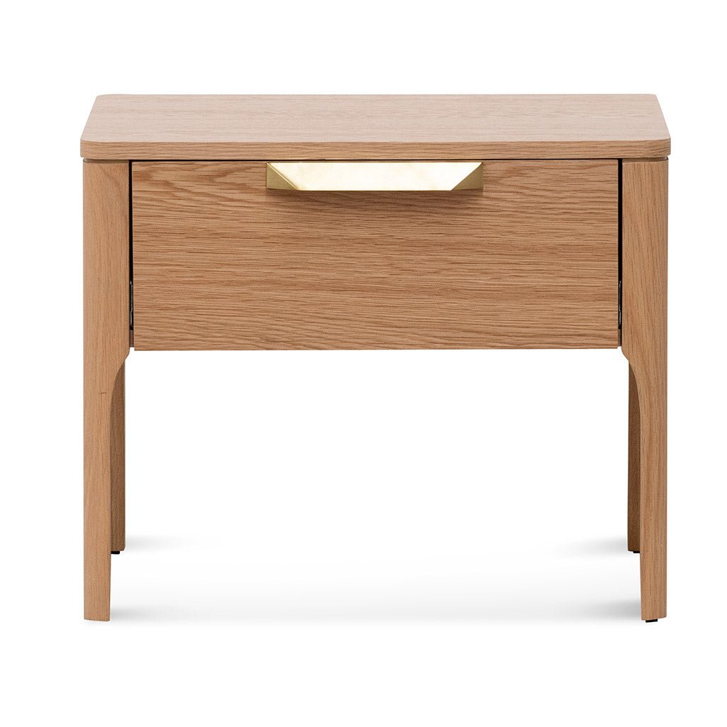 Aspen Wooden Bedside Table - Natural - Bedside Tables