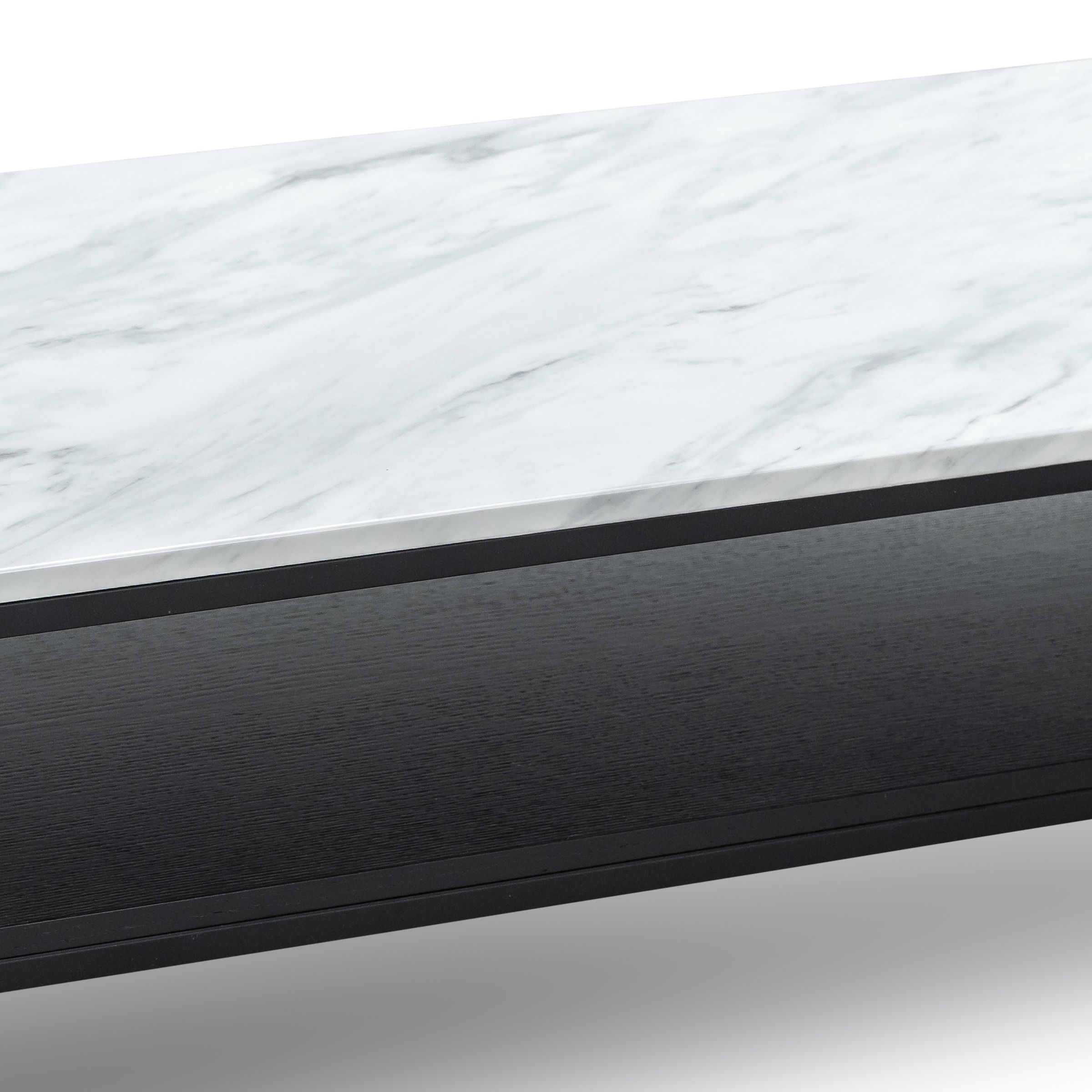 Blake White Marble Coffee Table - Coffee Table