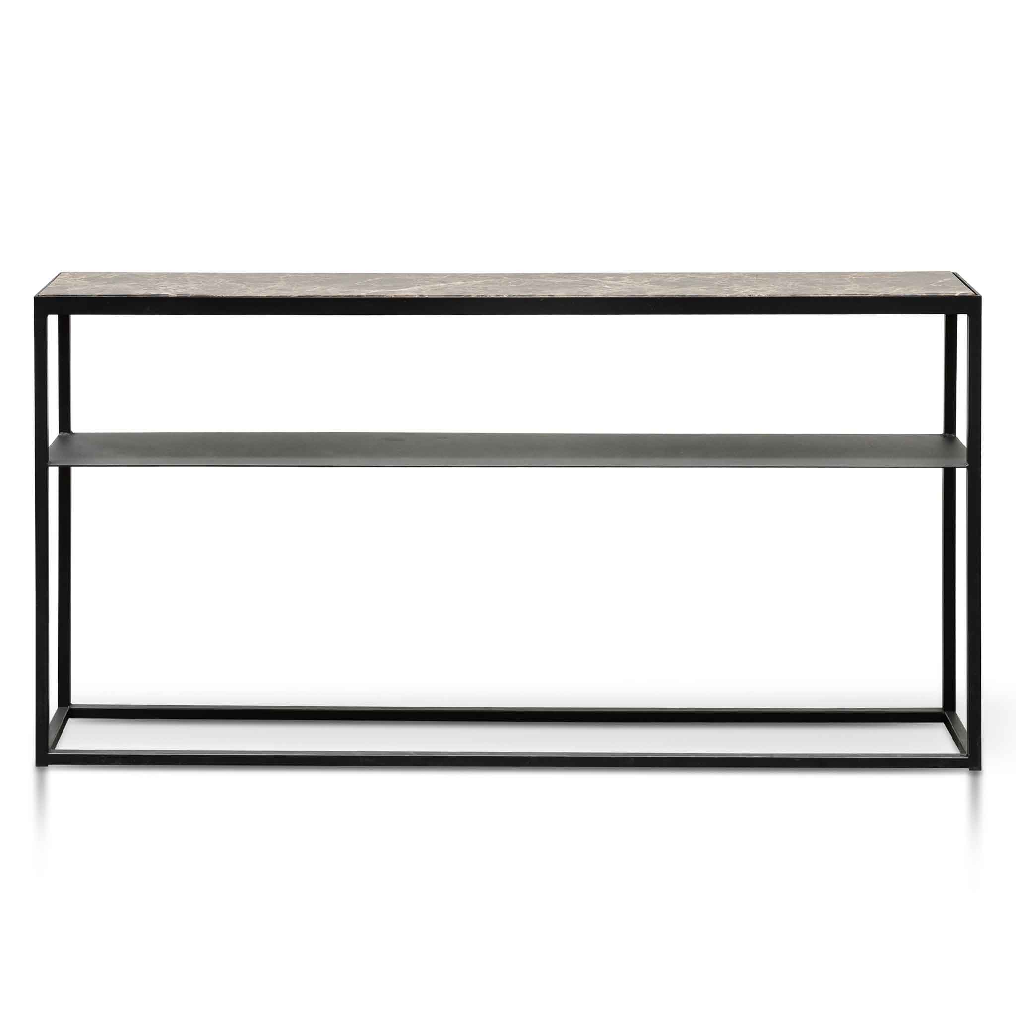 Boston Marble Console Table - Black - Console