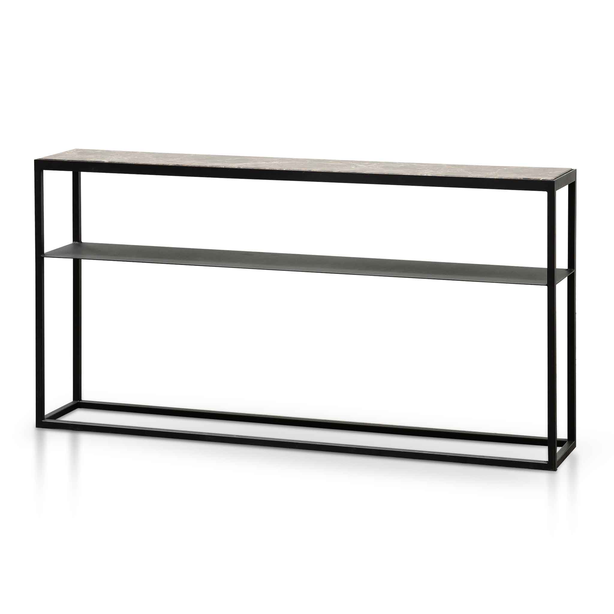 Boston Marble Console Table - Black - Console