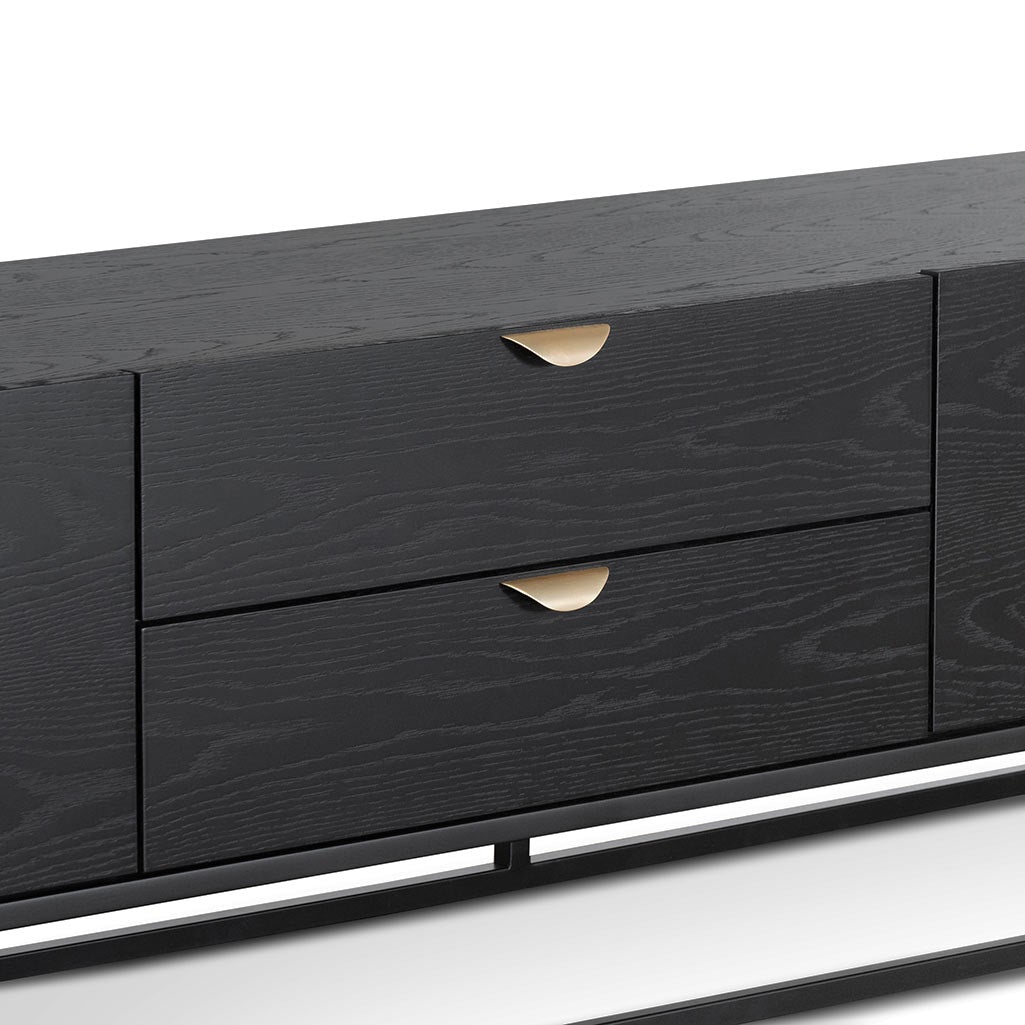 Brody Wooden TV Stand - Black - TV Units