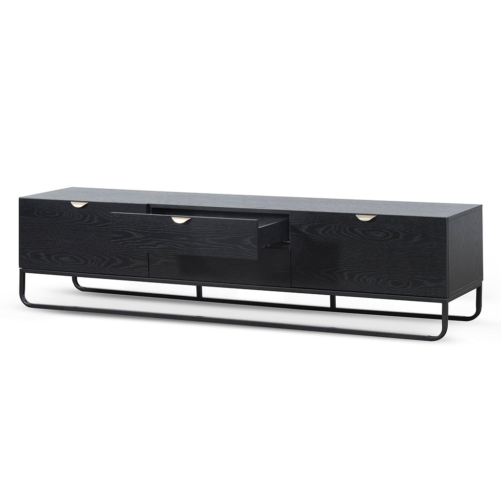Brody Wooden TV Stand - Black - TV Units