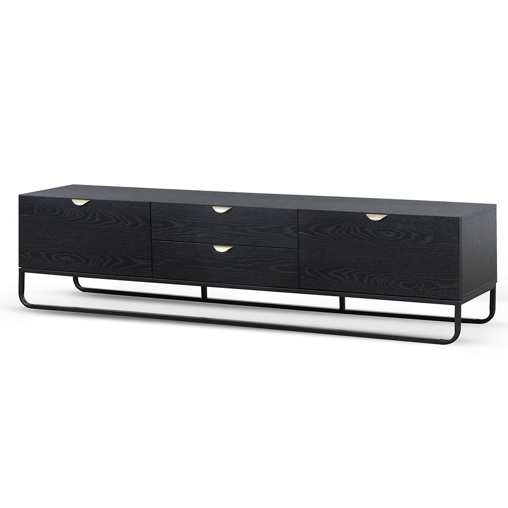 Brody Wooden TV Stand - Black - TV Units