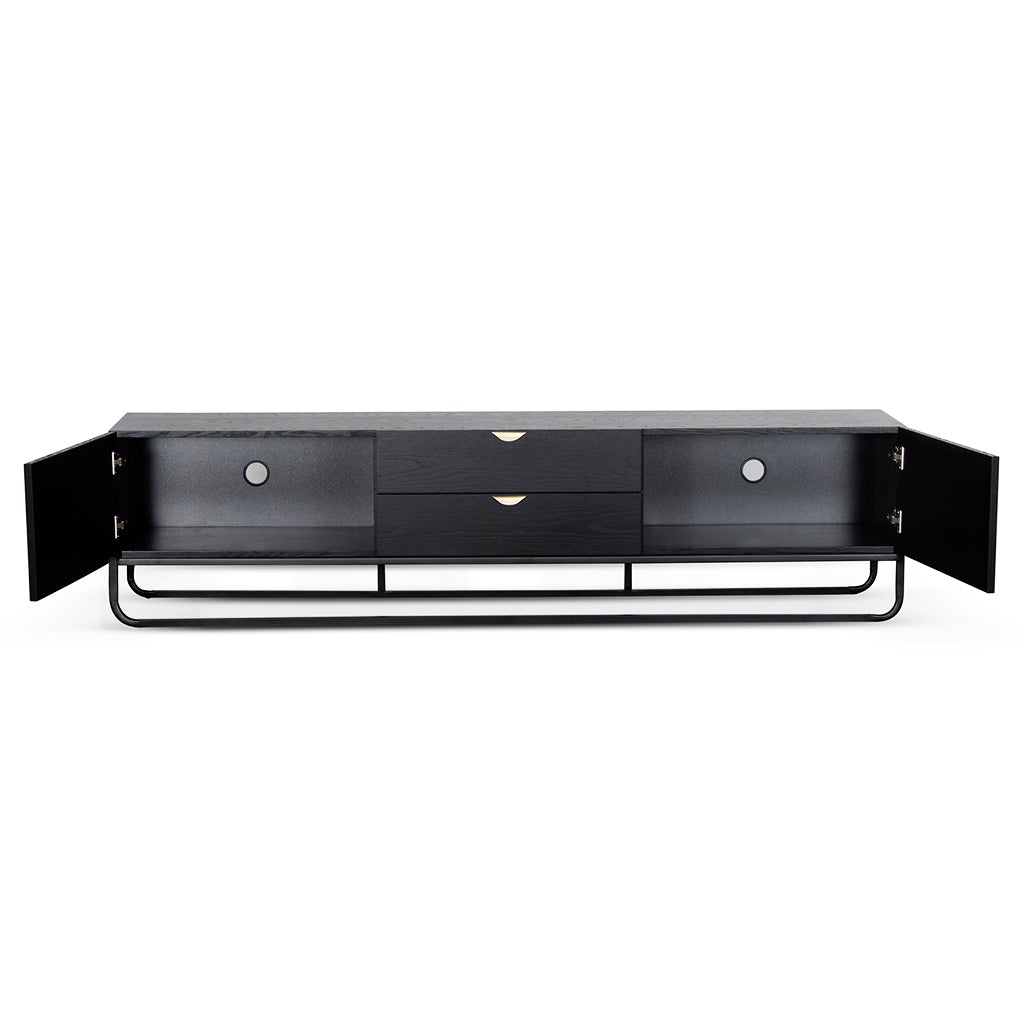 Brody Wooden TV Stand - Black - TV Units