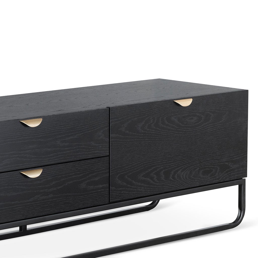 Brody Wooden TV Stand - Black - TV Units