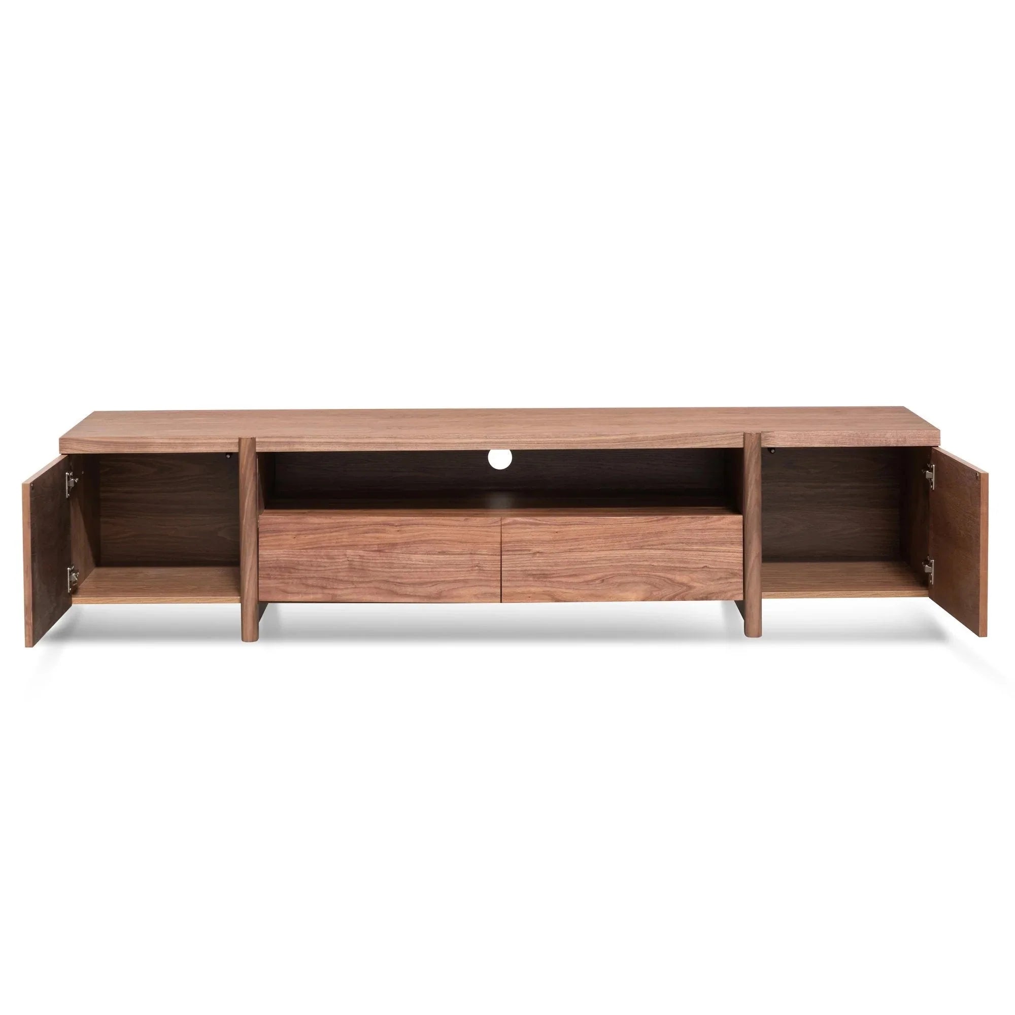 Brooklyn Lowline Wooden TV Stand - Oak - TV Units