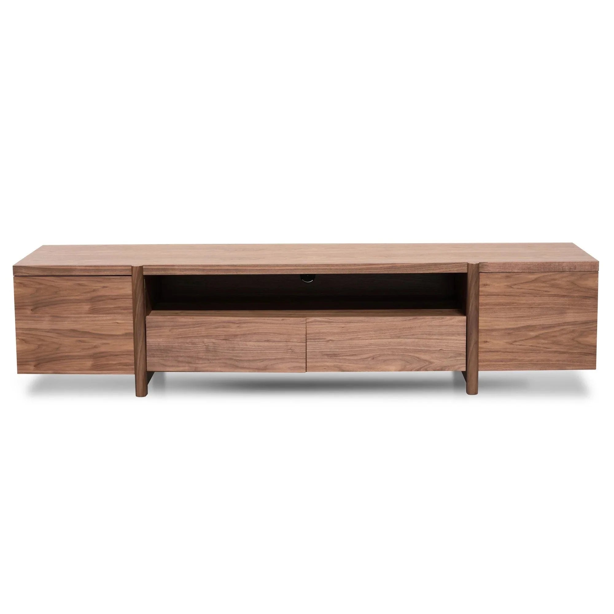 Brooklyn Lowline Wooden TV Stand - Oak - TV Units