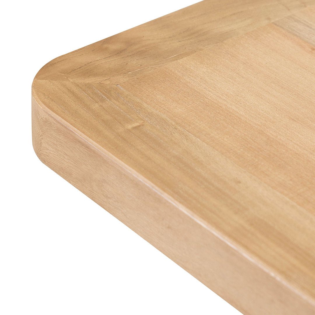 Bueno 2.4m Elm Dining Table - Natural - Dining Tables