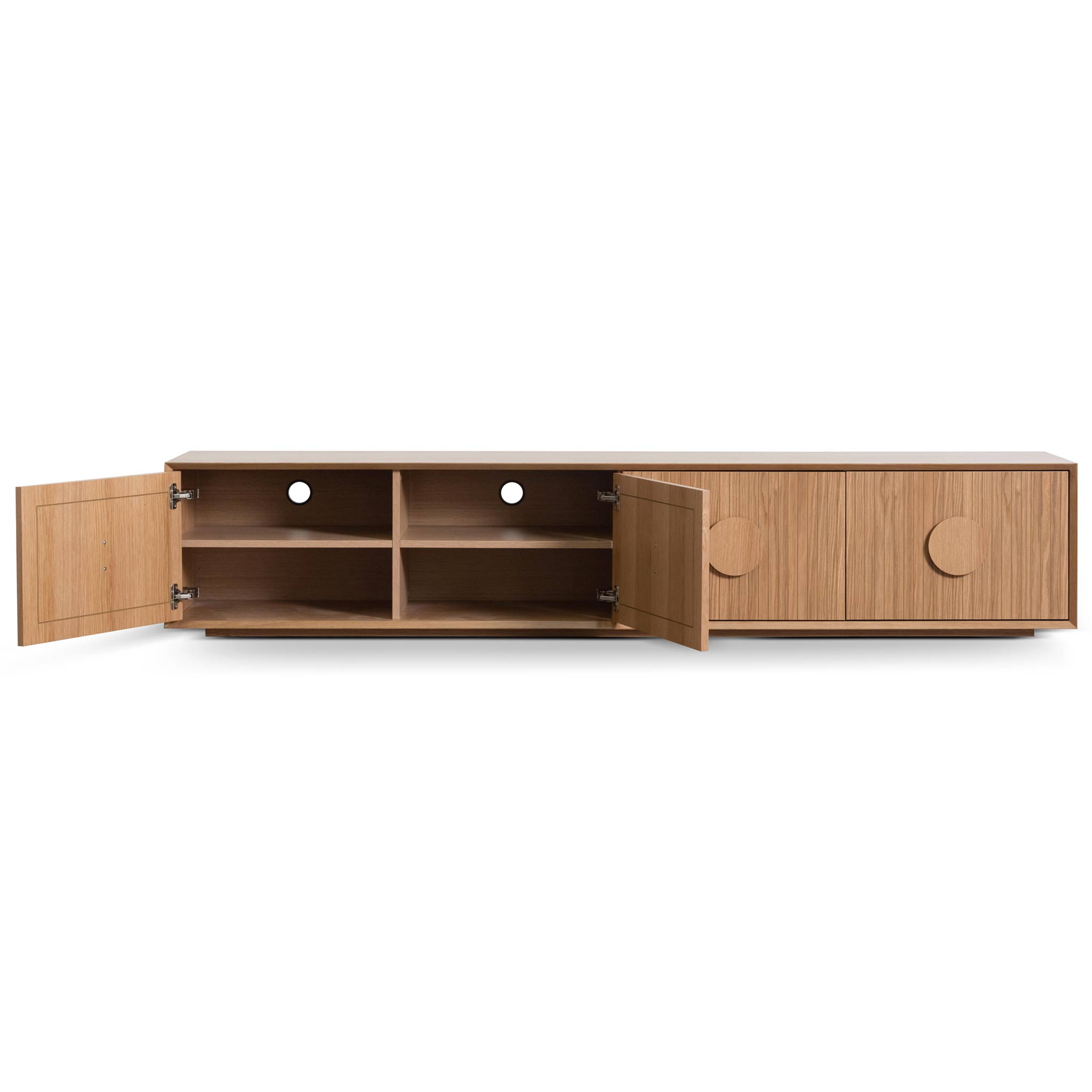 Calvin Wooden TV Stand - Natural - TV Units