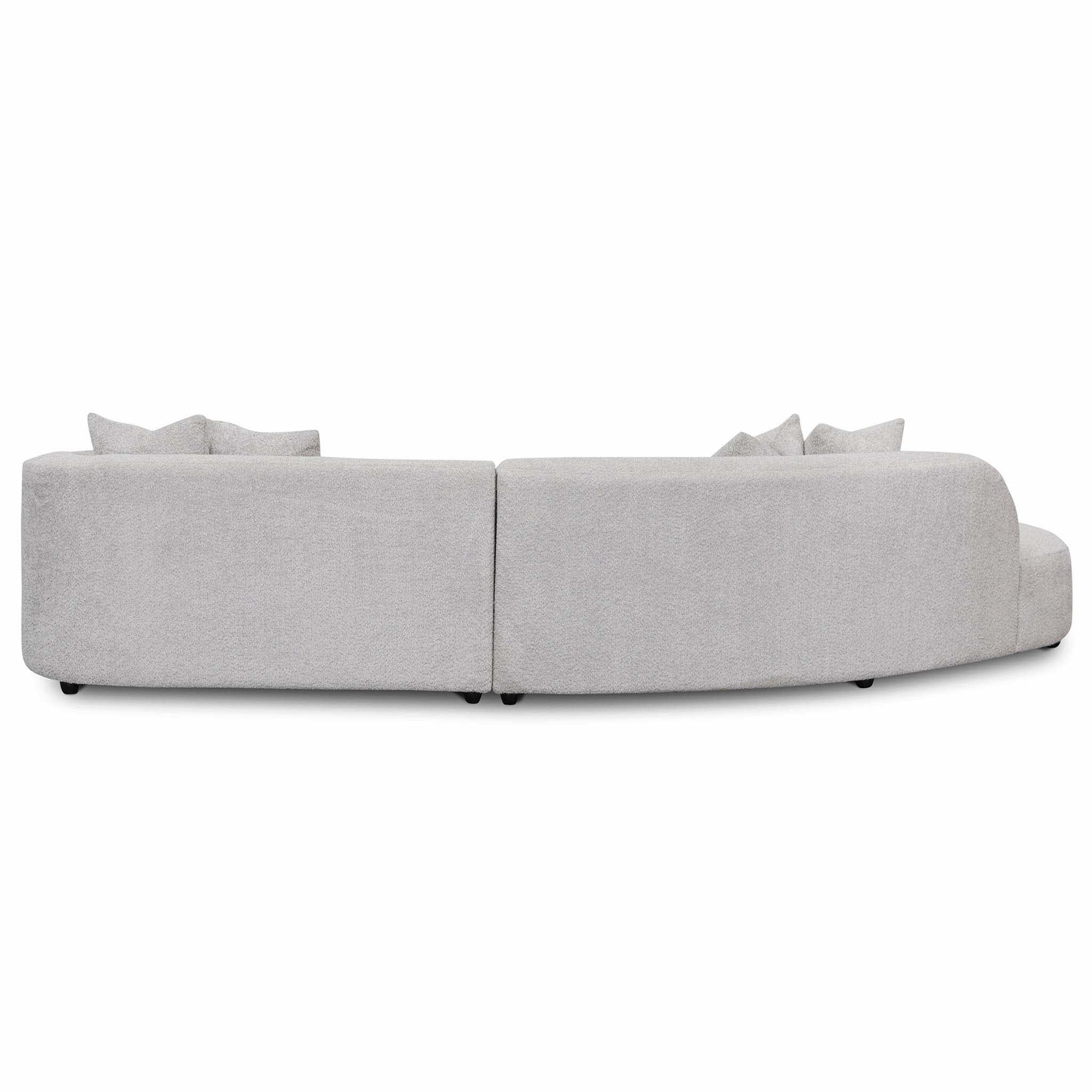 Camilla Left Chaise Sofa - Light Grey Boucle - Sofas