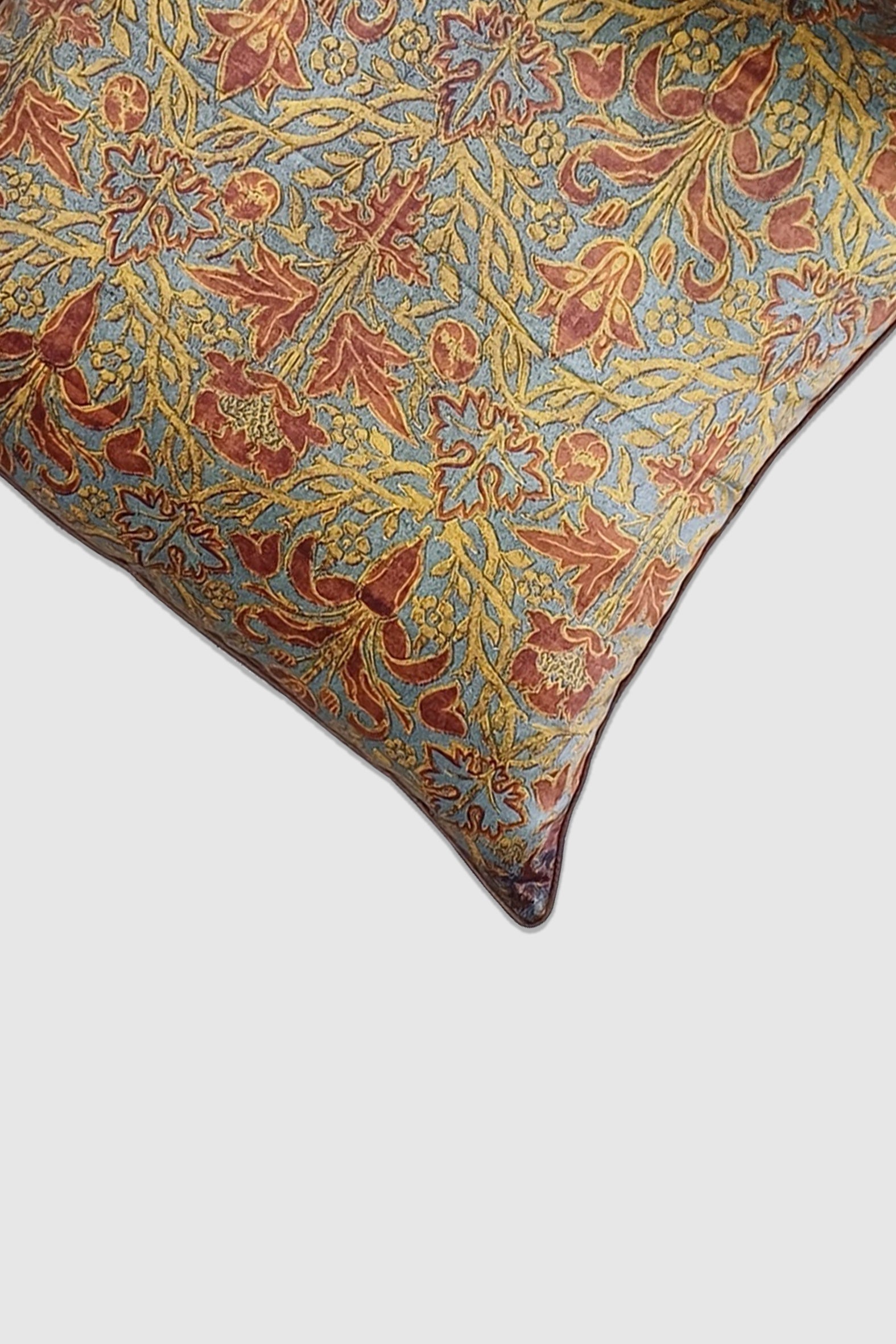 Caramel William Morris Pillow Cover - Pillow Covers