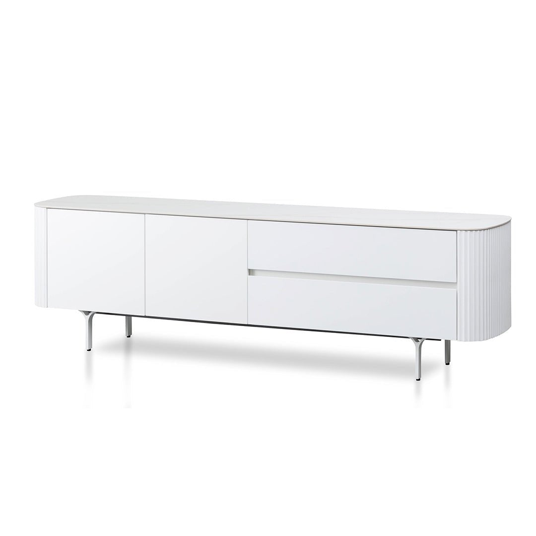 Carter TV Stand - White - TV Units