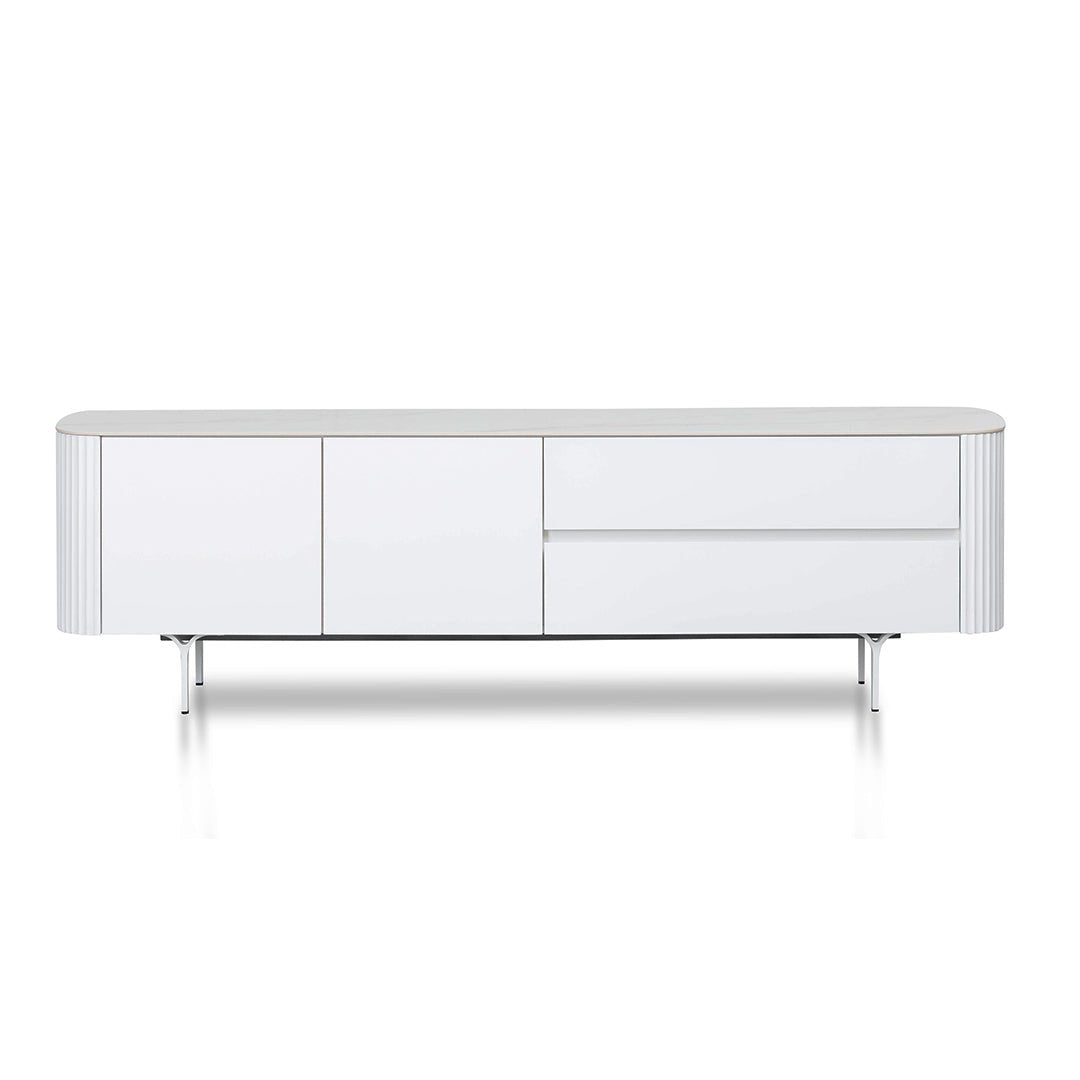 Carter TV Stand - White - TV Units