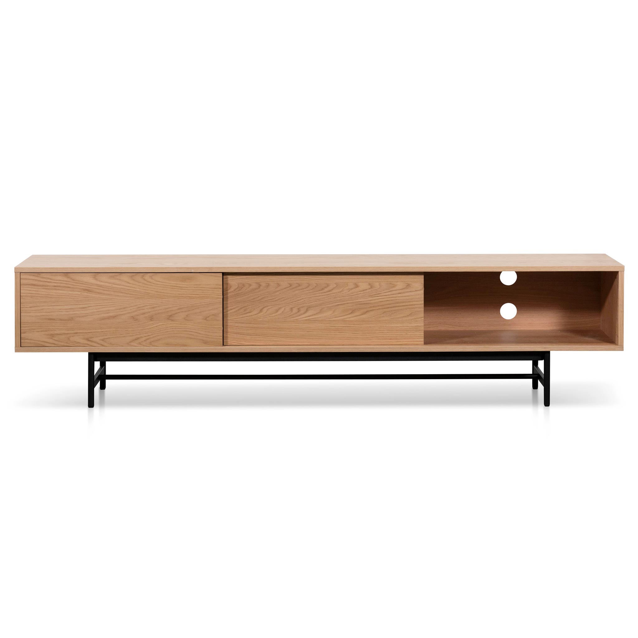 Cassandra Wooden TV Stand - Natural - TV Units
