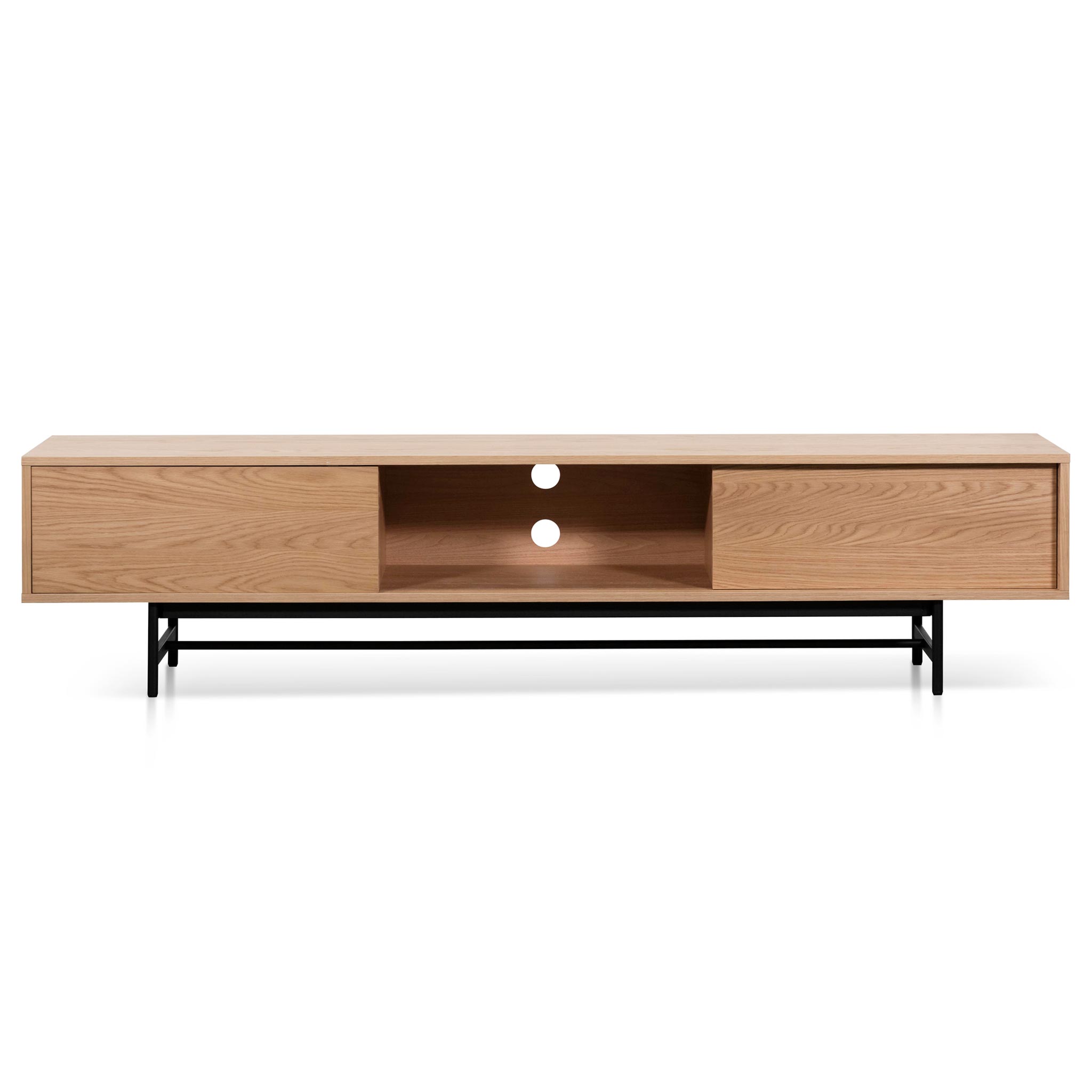 Cassandra Wooden TV Stand - Natural - TV Units