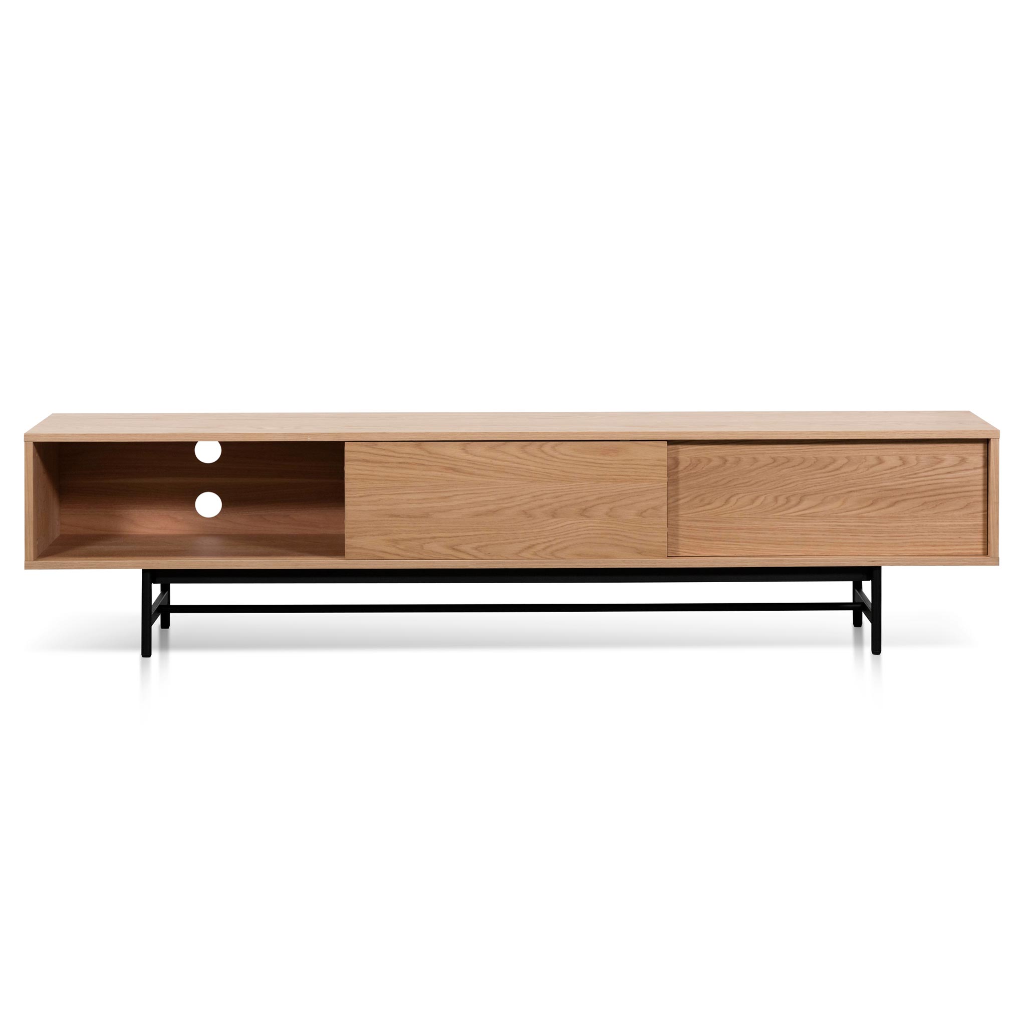 Cassandra Wooden TV Stand - Natural - TV Units