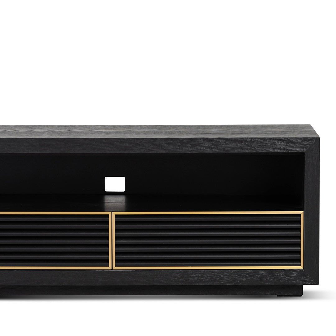 Chloe TV Stand - Textured Espresso Black - TV Units