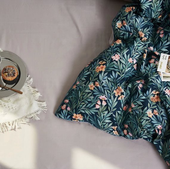 Delicate Modern Floral & Botanical Duvet Cover Set - Duvet Covers