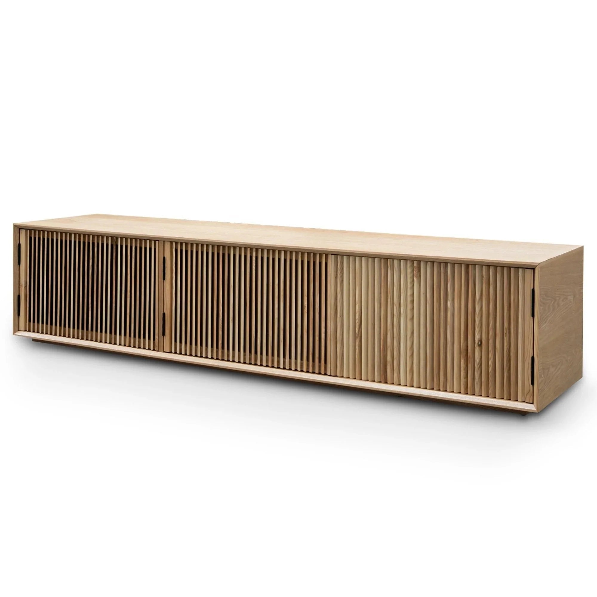 Delilah Wooden TV Entertainment Unit - Natural Ash - TV Units