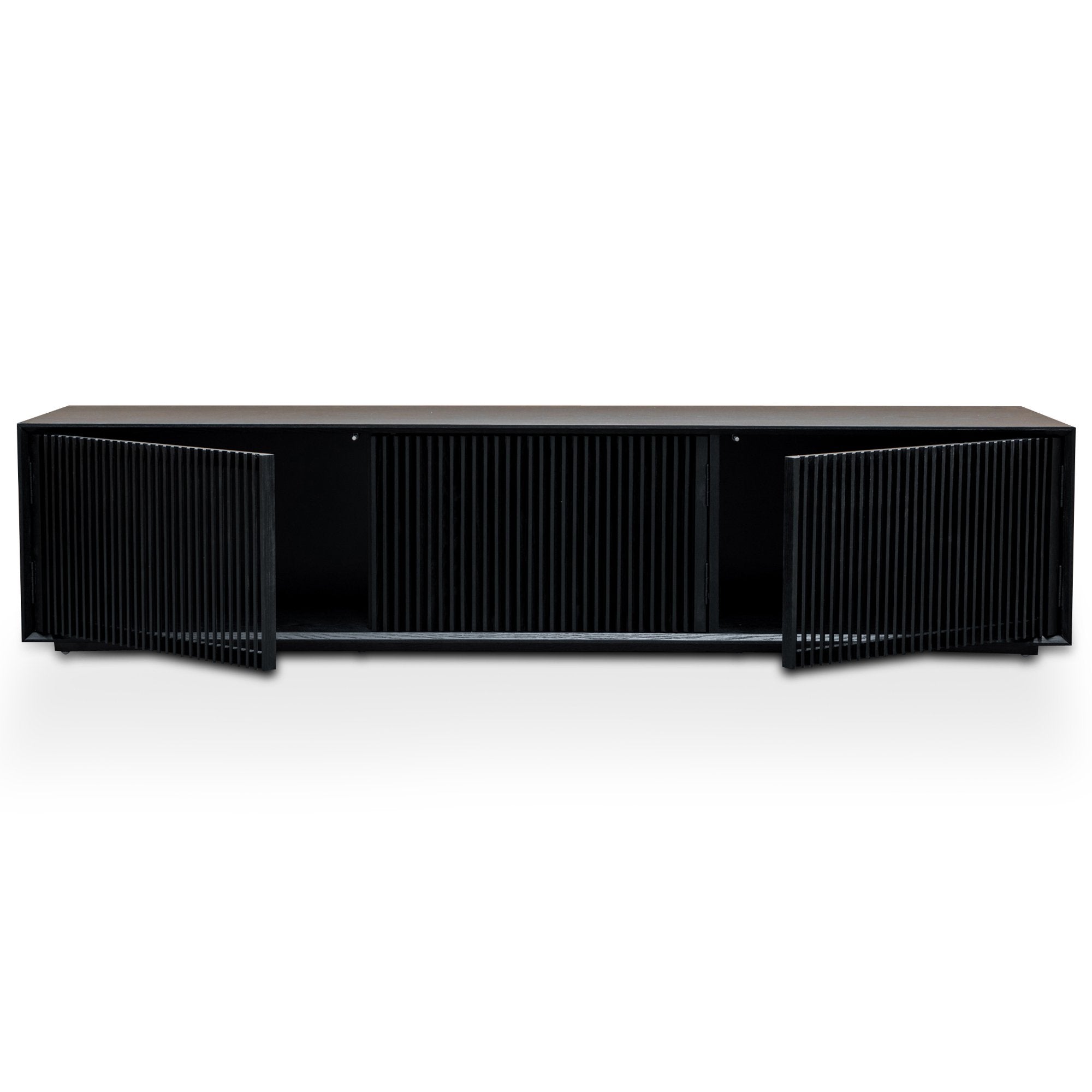 Delilah Wooden TV Stand - Black - TV Units