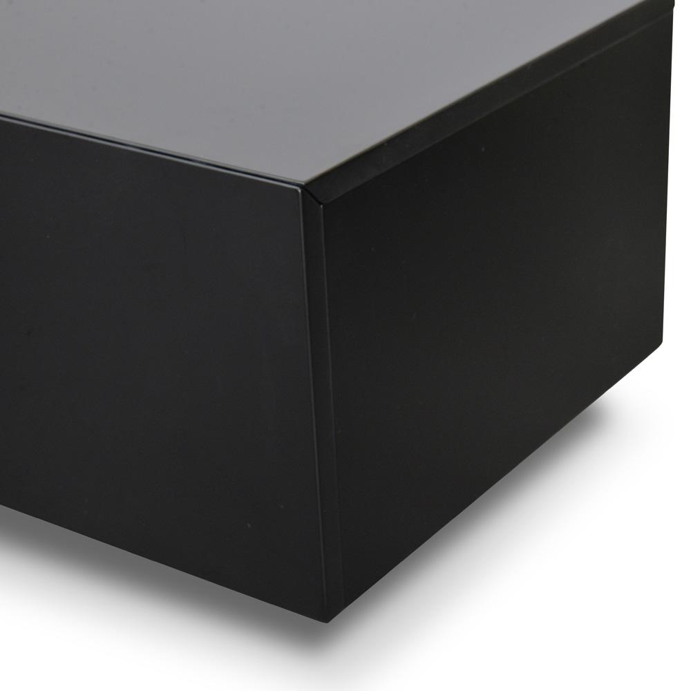 Destiny Extendable TV Stand - Walnut - Black Matte - TV Units