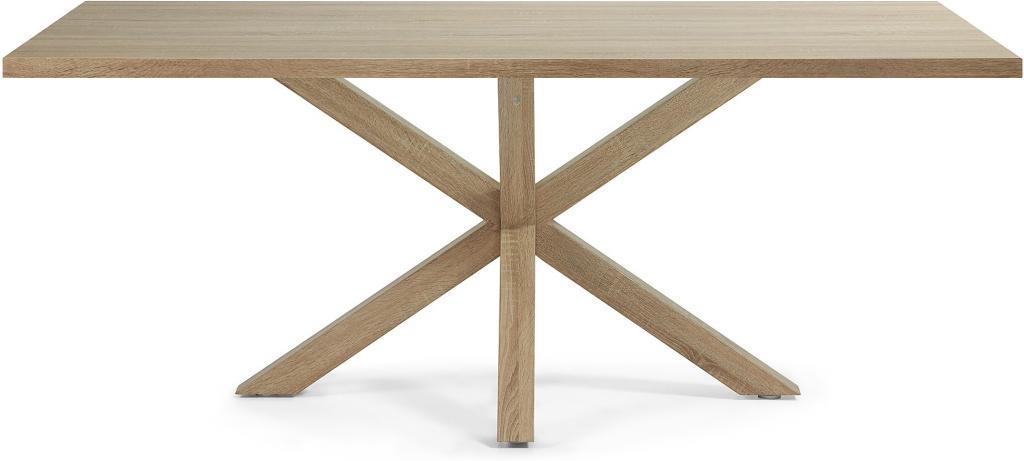 Diego 2m Veneer Dining Table - Natural - Dining Tables