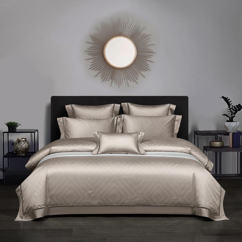 Domes Duvet Cover Set (Egyptian Cotton, 1000 TC) - Duvet Covers