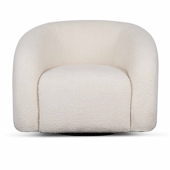 Donovan Armchair - Ivory White Boucle - Armchairs