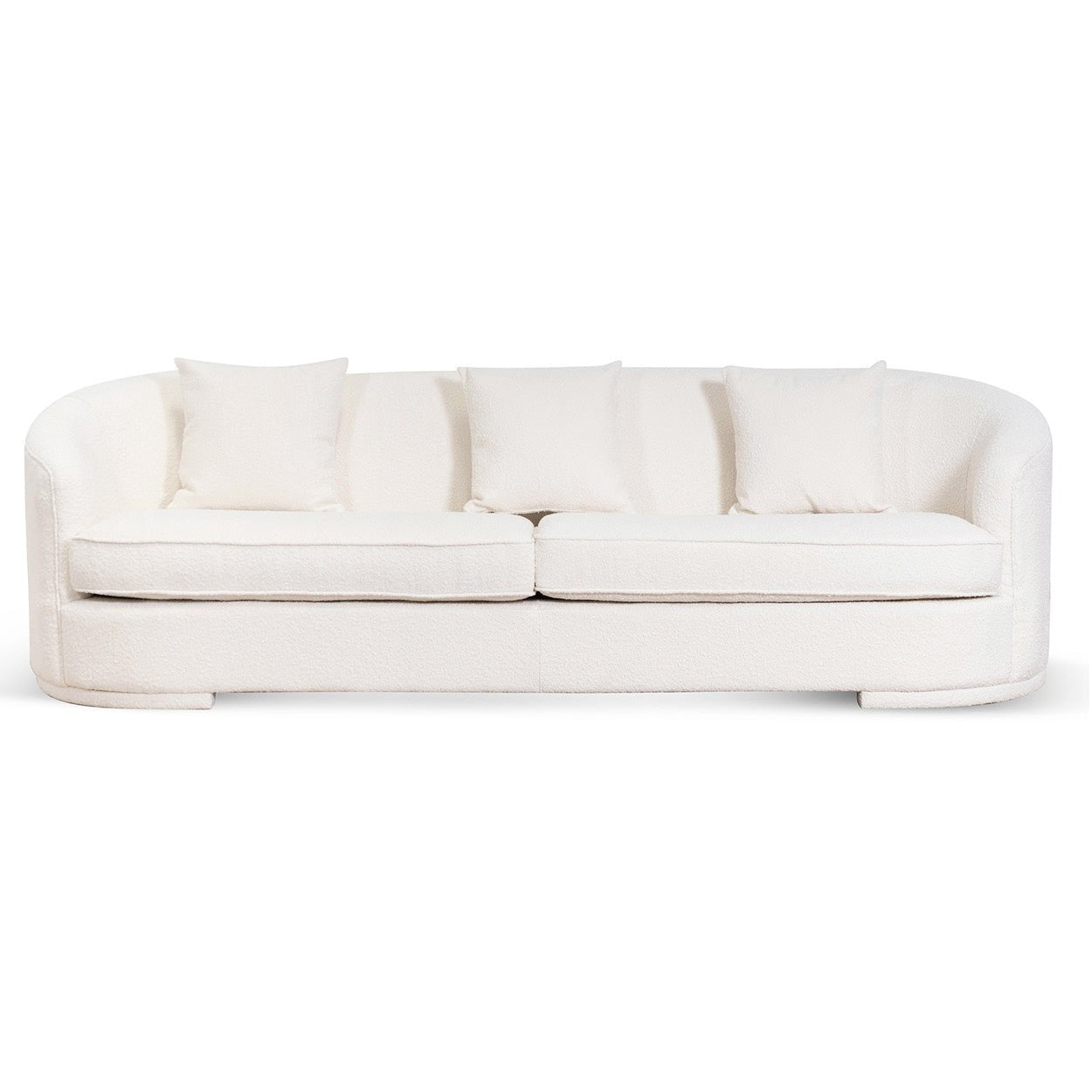 Elijah 4S Sofa - Ivory White Boucle - Sofas