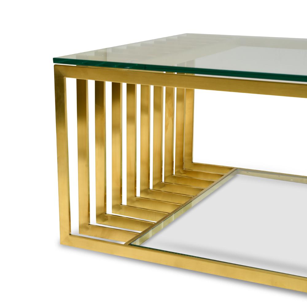 Ethan Glass Coffee Table - Coffee Table