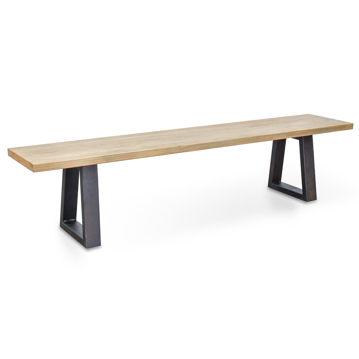 Ethan Reclaimed Elm Wood Bench - Natural - Bench