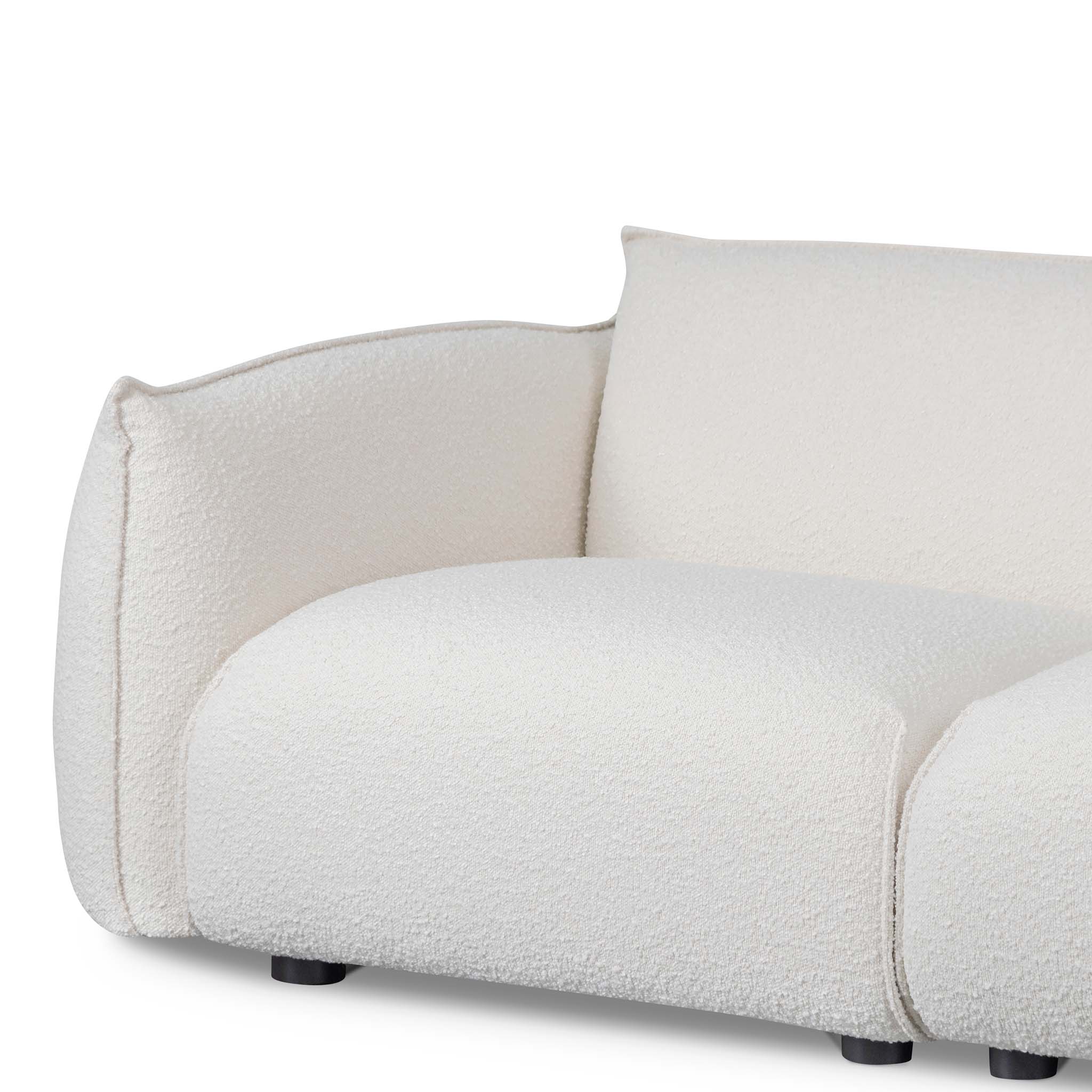 Felix 3S Sofa - White Boucle - Sofas