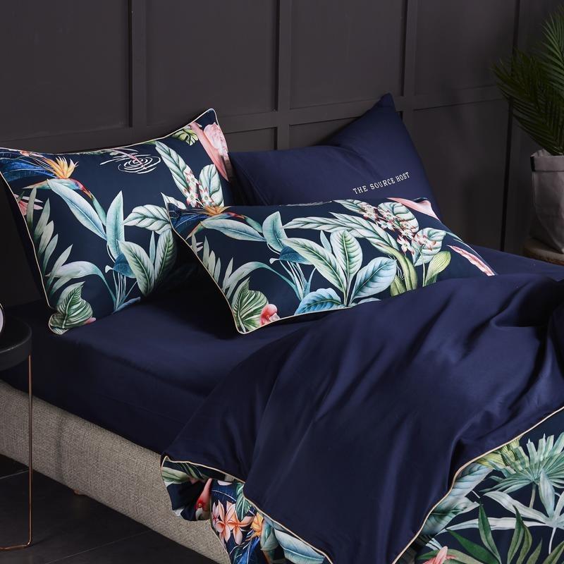 Flamingo Duvet Cover Set (Egyptian Cotton, 500TC) - Duvet Covers