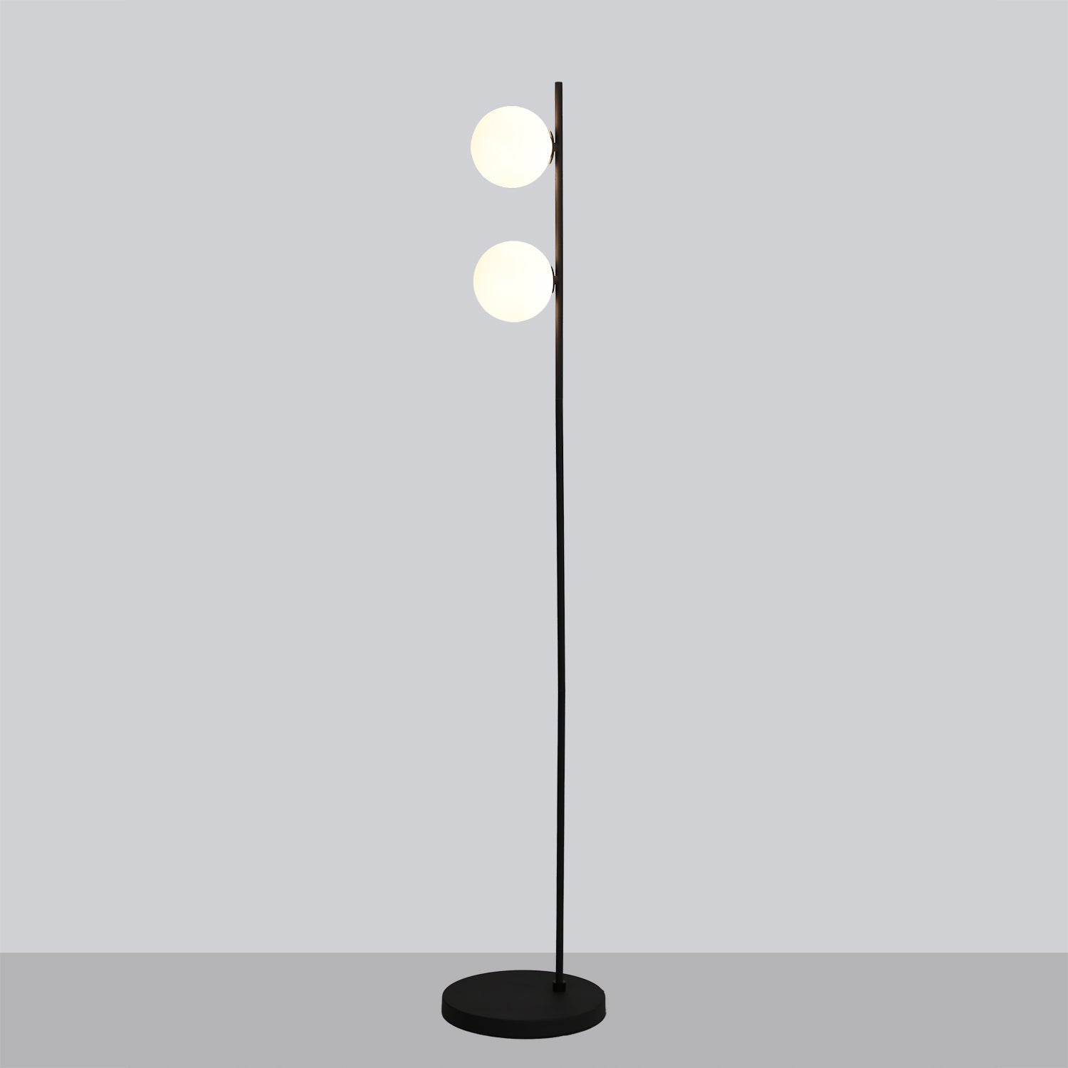 Floor Lamp Doris / Glass & Metal - Floor Lamps