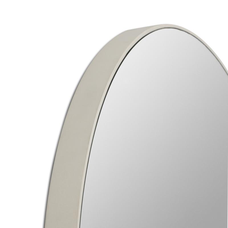 Flora 80cm Round Mirror - Grey - Mirror