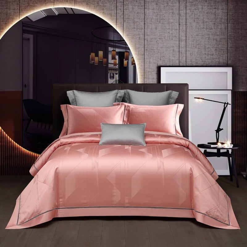 Florence Luxury Duvet Cover Set (Egyptian Cotton, 1000 TC) - Duvet Covers