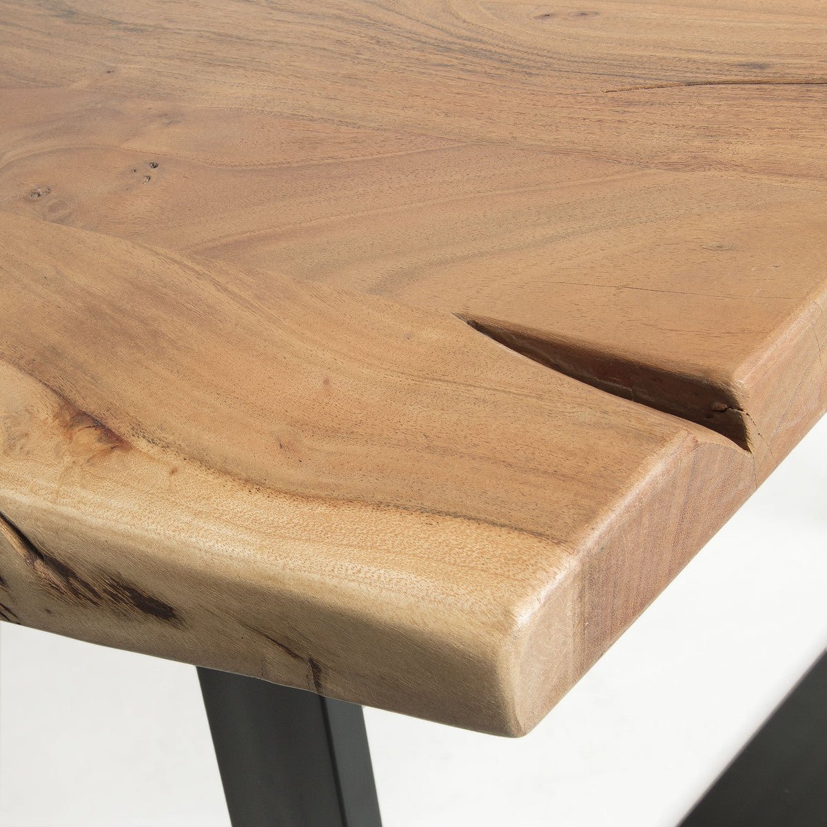 Fono 1.6 Solid Wattle Timber Dining Table - Natural - Dining Tables