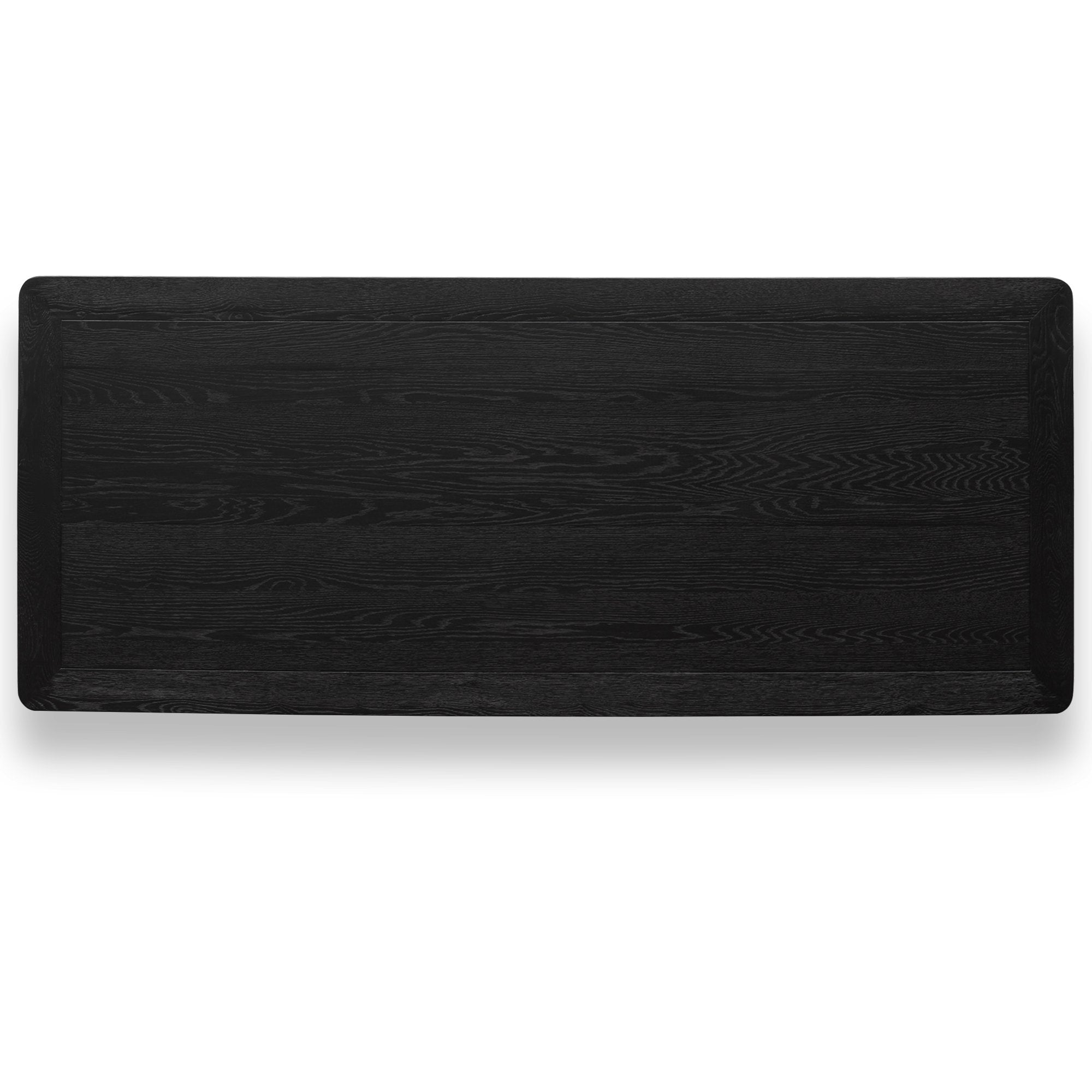 Gilliard 2.4m Wooden Dining Table - Full Black - Dining Tables
