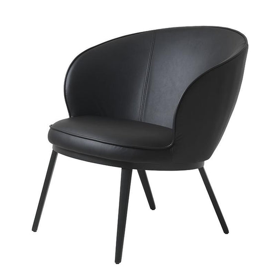 Giovanni Faux Leather Lounge Chair - Armchairs