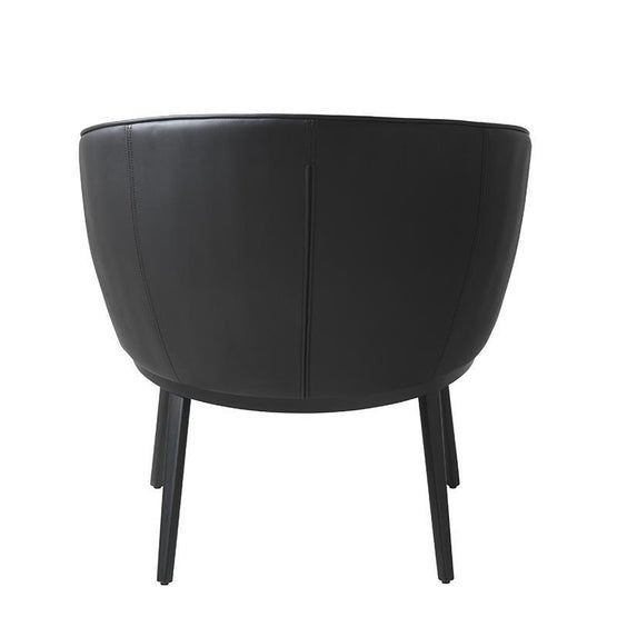 Giovanni Faux Leather Lounge Chair - Armchairs