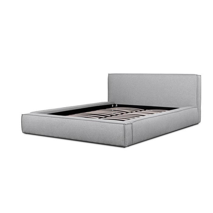 Grace Fabric King Bed Frame - Pearl Grey - Beds