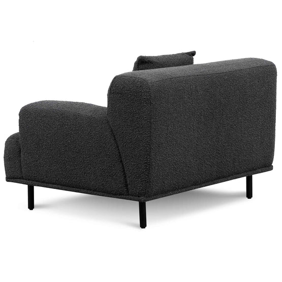 Harper Armchair - Charcoal Boucle - Armchairs