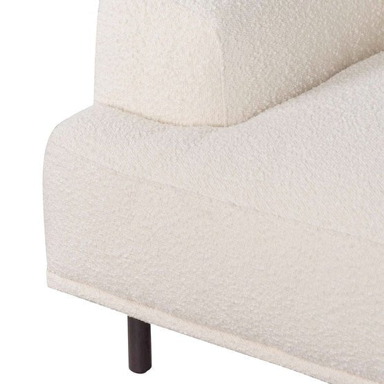 Harper Armchair - Ivory White Boucle - Armchairs