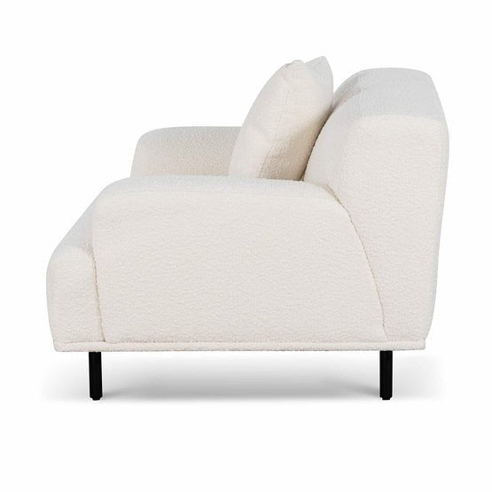 Harper Armchair - Ivory White Boucle - Armchairs