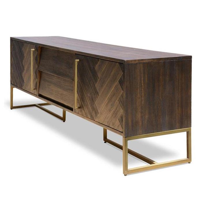 Harper Herringbone Entertainment Unit - TV Units