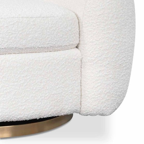 Harrison Armchair - Ivory White Boucle - Armchairs
