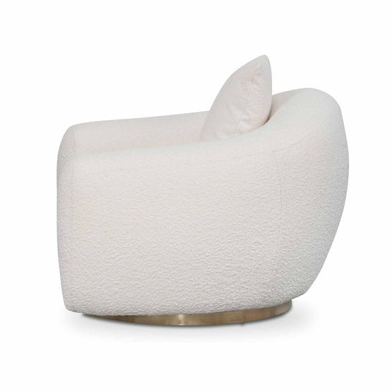 Harrison Armchair - Ivory White Boucle - Armchairs