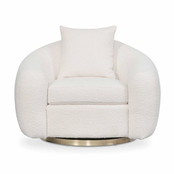 Harrison Armchair - Ivory White Boucle - Armchairs
