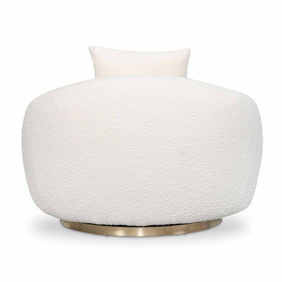 Harrison Armchair - Ivory White Boucle - Armchairs